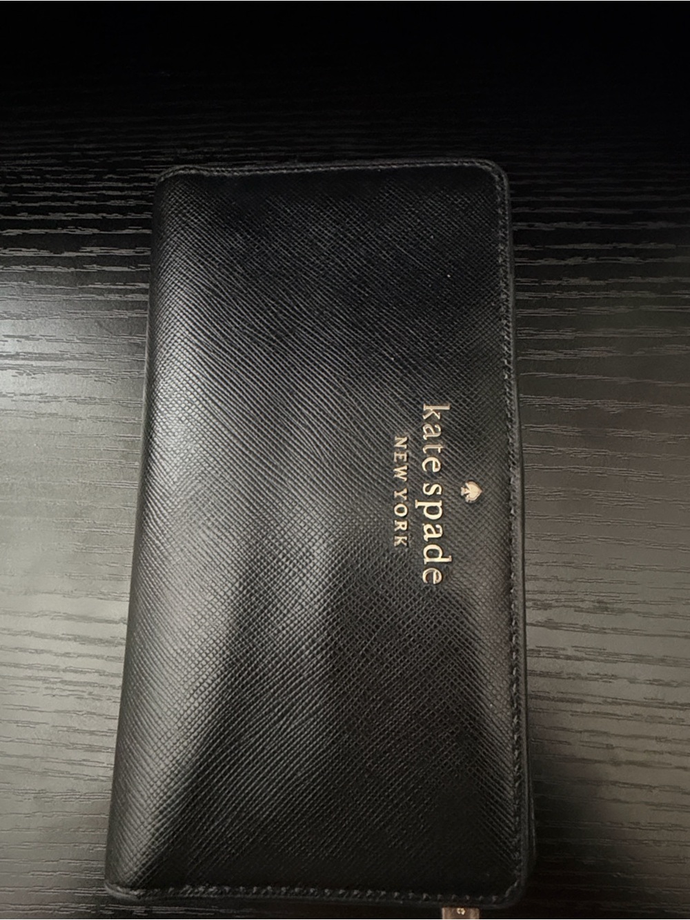 kate spade New York Black Leather Wallet